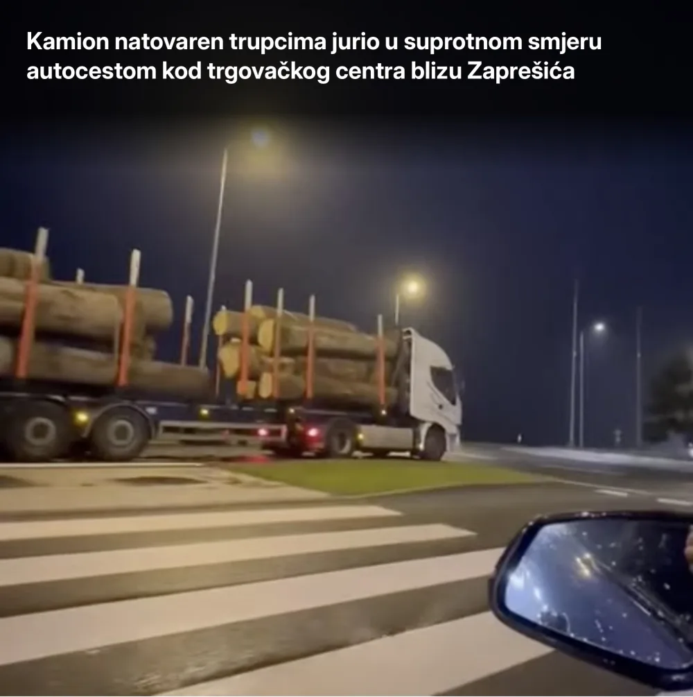 Kadar iz snimke građanina s Facebooka koju je prenio Dnevnik.hr; logo i naslov dodani su naknadno.